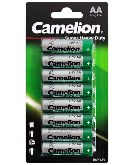 16 x Camelion R6 AA Mignon Batterie Super Heavy Duty 1,5V Folie Zink Kohle 