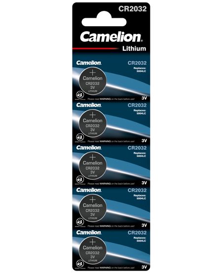 Camelion 13000600 Piles Bouton CR2032/CR2025/CR2016 Lot de 6 Argent